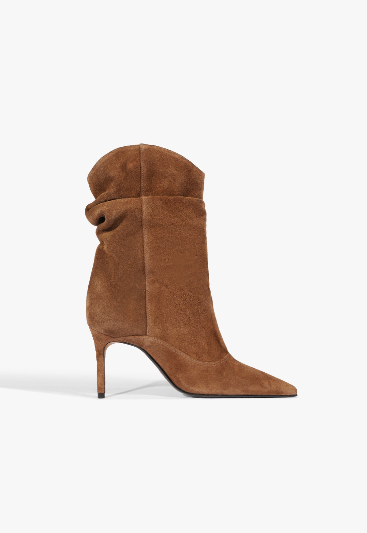 Maryana Slouch Nubuck Bootie Fall 25 5 Pecan Brown Nubuck - Schutz Shoes