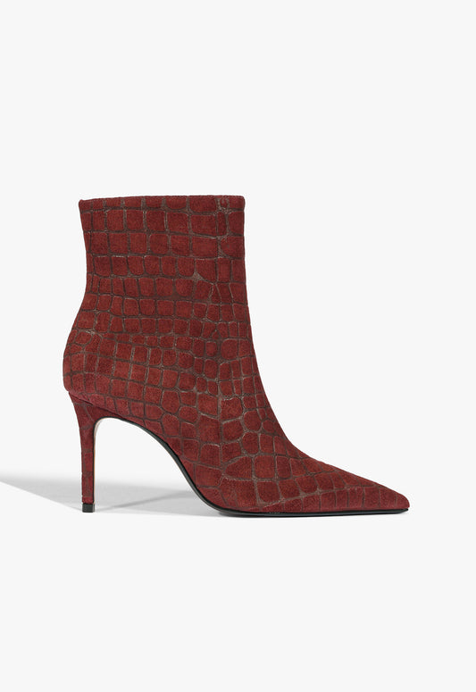 Mary Bootie Fall 25 5 Vino Croc - Schutz Shoes