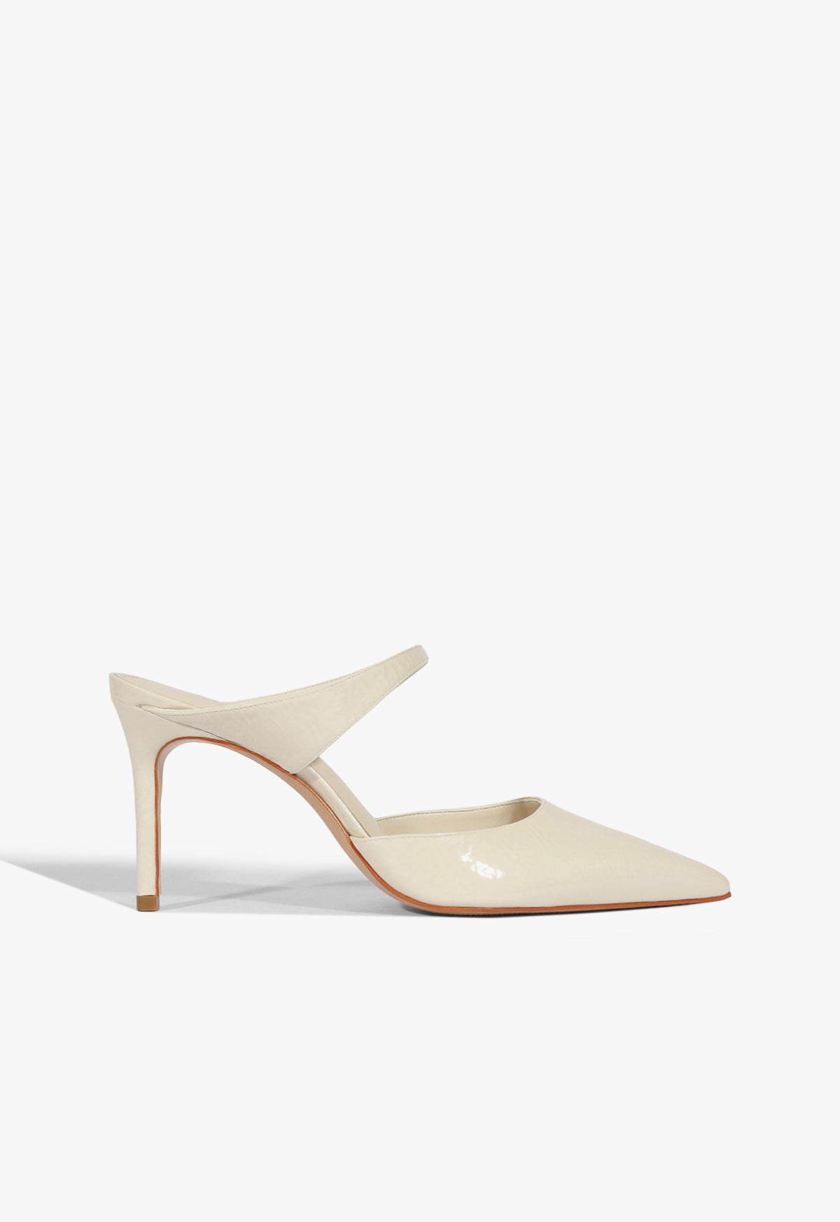 Laureen Patent Leather Pump 5 Sugar White Patent - Schutz Shoes