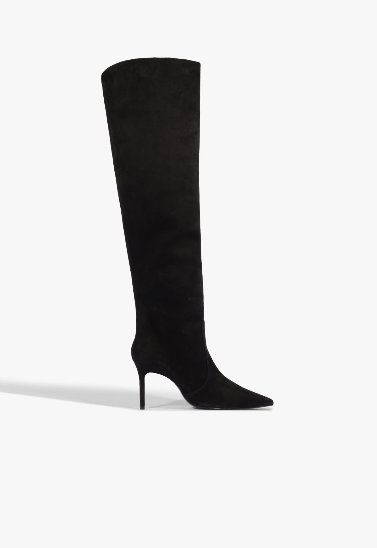Mikki OTK Suede Boot 5 Black Nubuck - Schutz Shoes