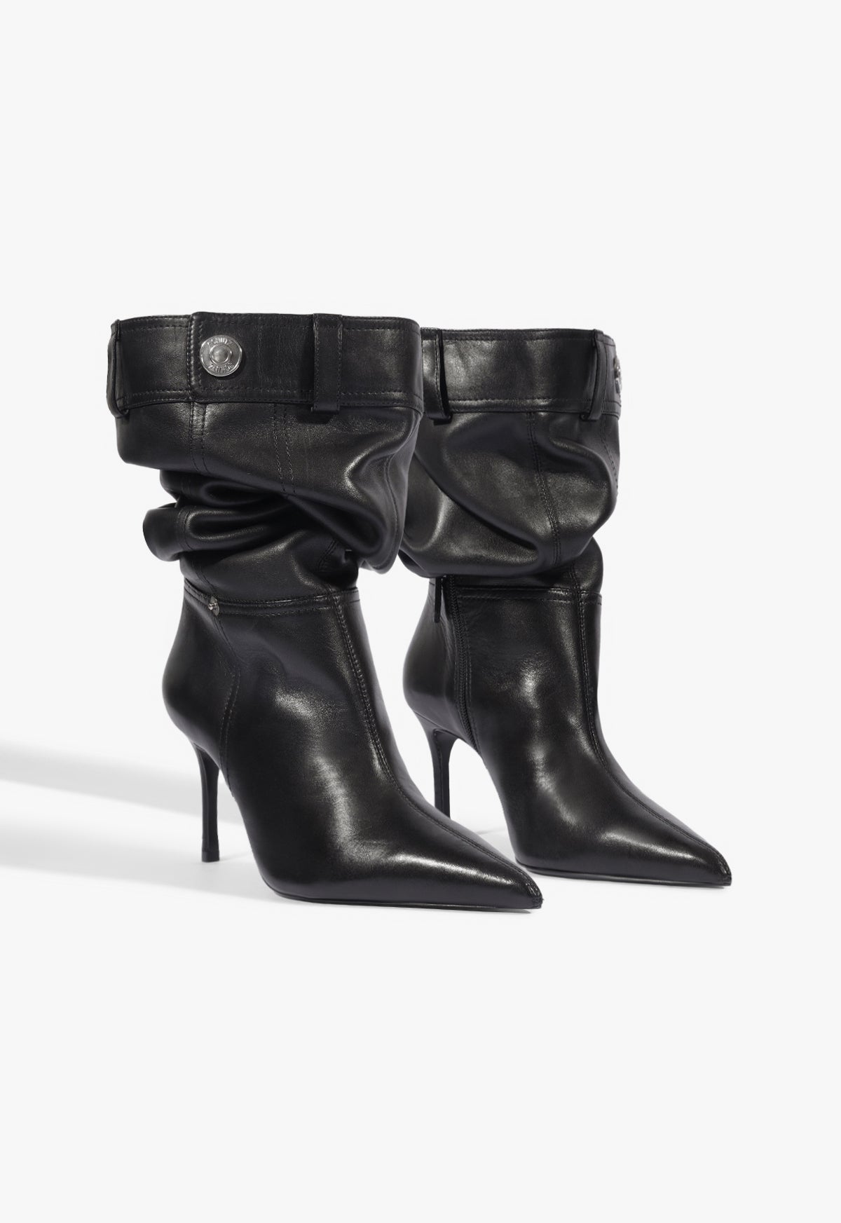 Mikki Up Five Pocket Leather Boot - Schutz Shoes