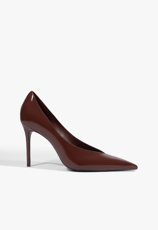 Claudia Patent Pump 5 Port Burgundy Patent - Schutz Shoes