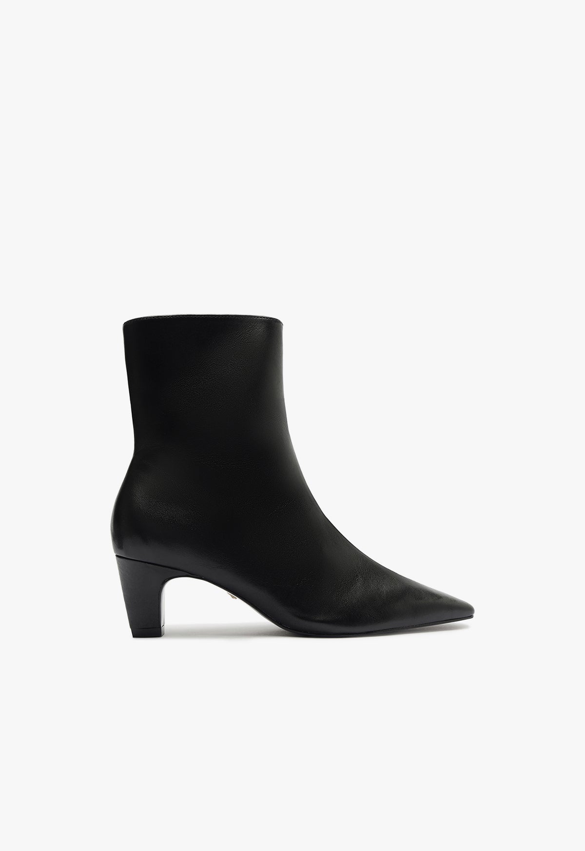 Dellia Bootie Booties Fall 24 5 Black Leather - Schutz Shoes