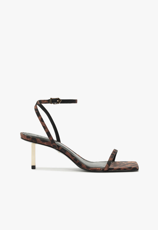 Sam Mid Sandal Sandals Winter 24 5 Black Satin - Schutz Shoes