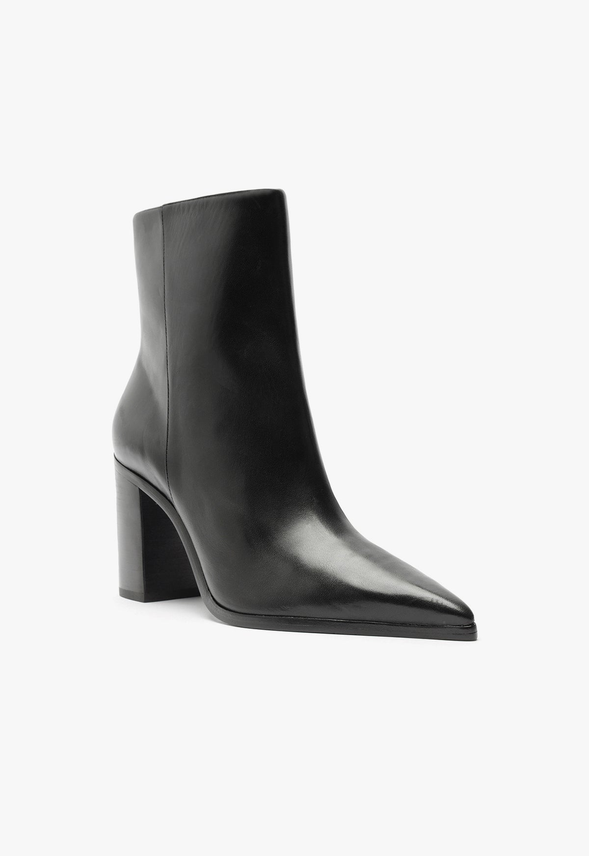 1 inch heel booties best sale