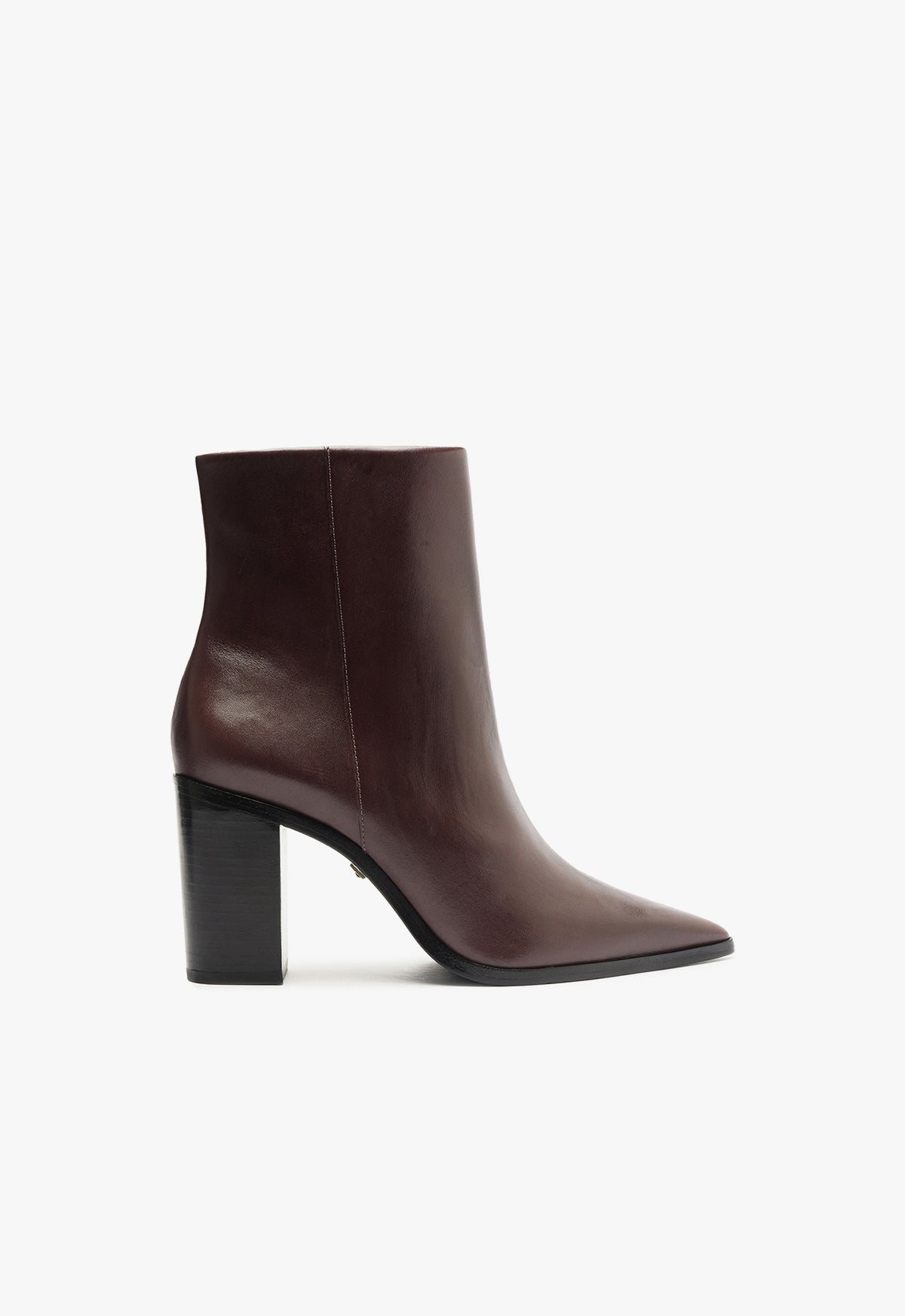 Mikki Block Bootie Booties Fall 24 5 brown Leather - Schutz Shoes