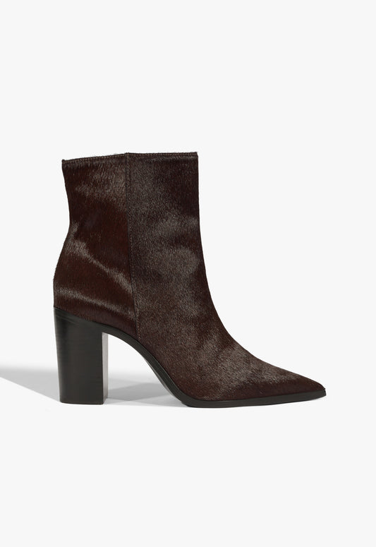 Mikki Block Calf Hair Bootie FALL 25 5 New Bison Hair Calf - Schutz Shoes
