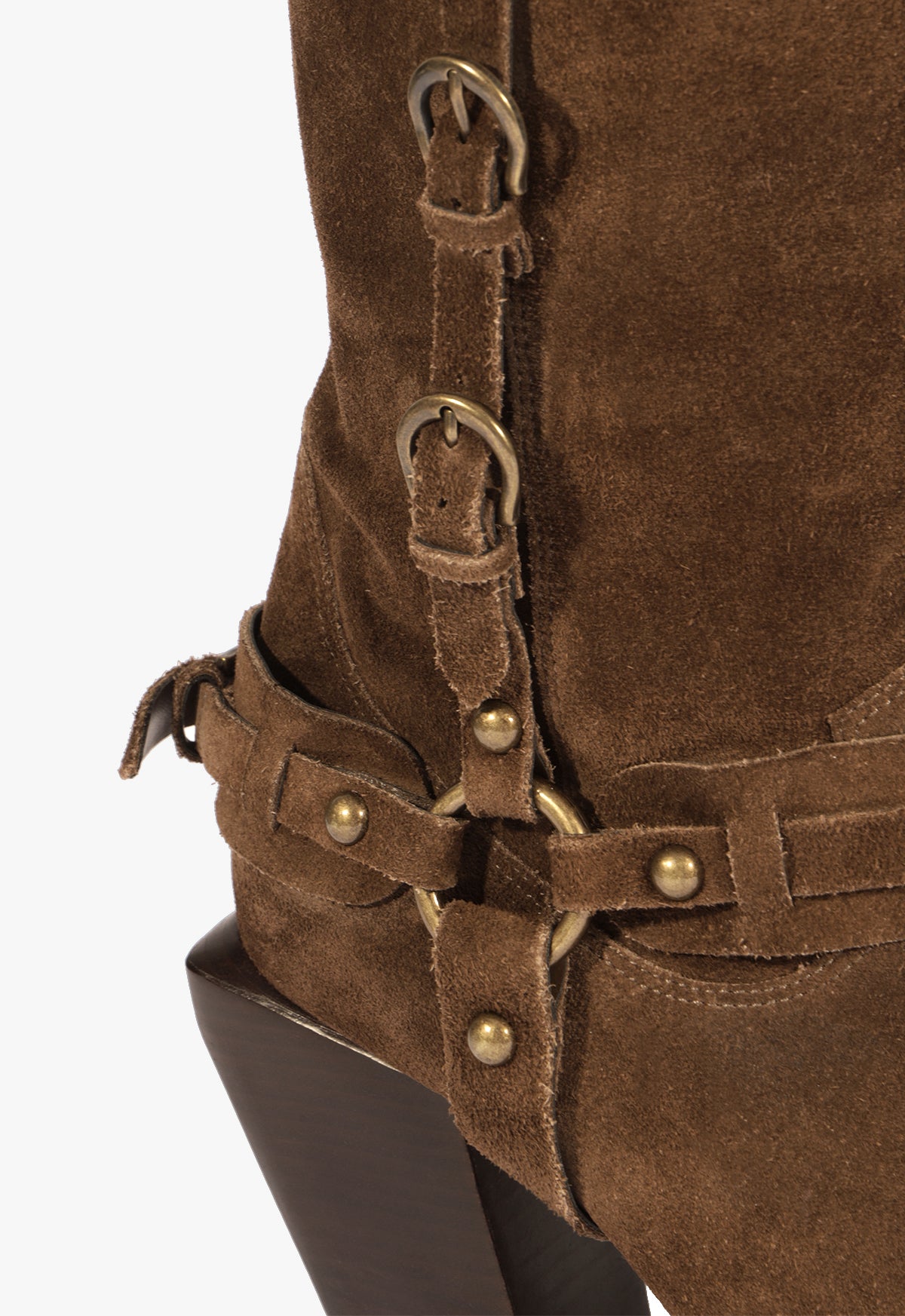 Maine Up Buckle Suede Boot - Schutz Shoes