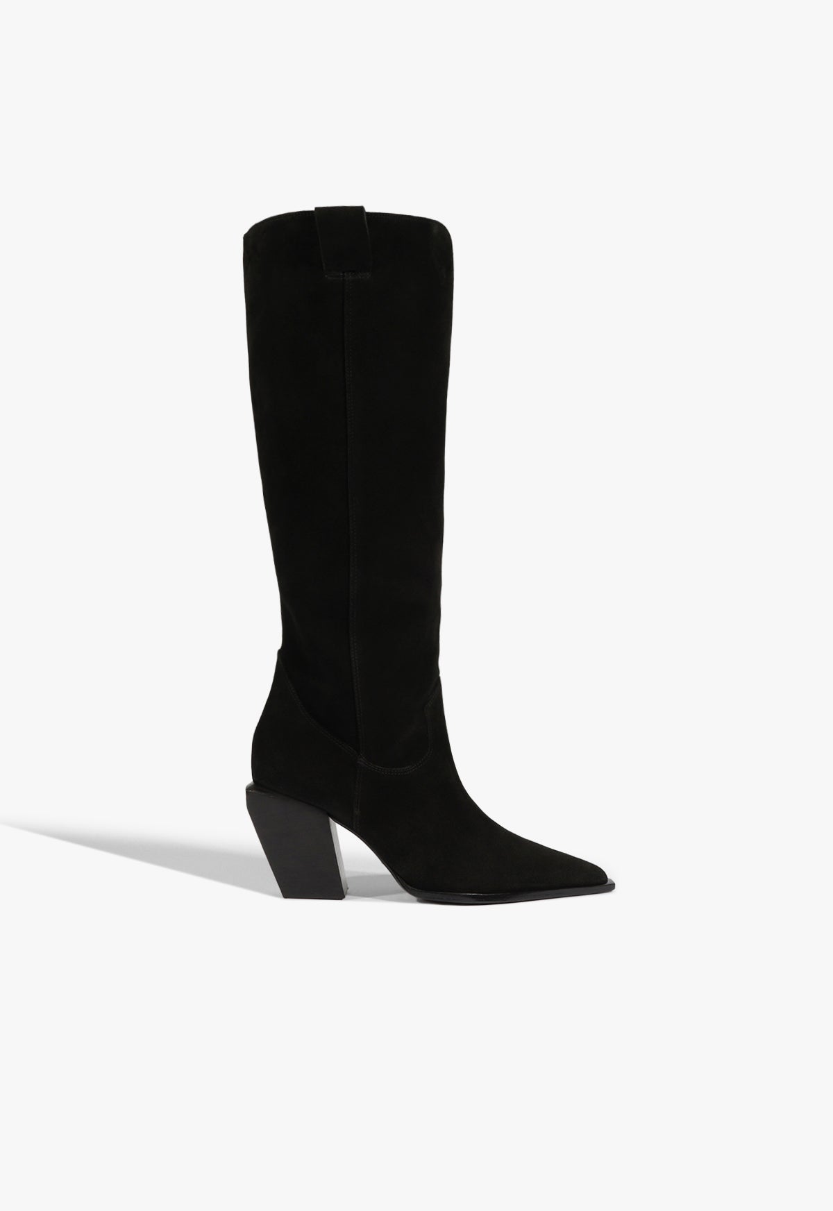 Maine Up Suede Boot 5 Black Suede - Schutz Shoes