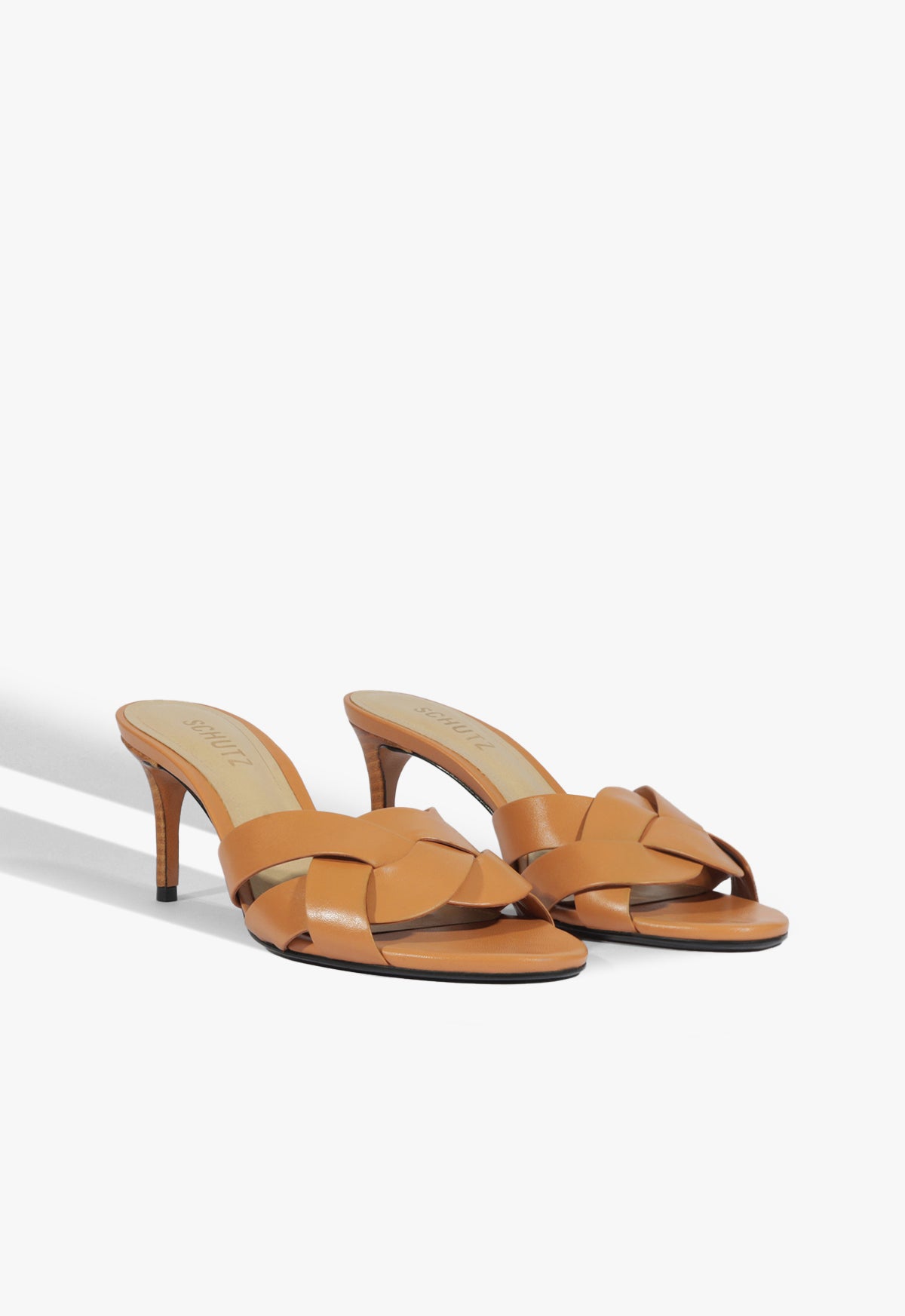 Renata Mule Leather Sandal Resort 26 - Schutz Shoes