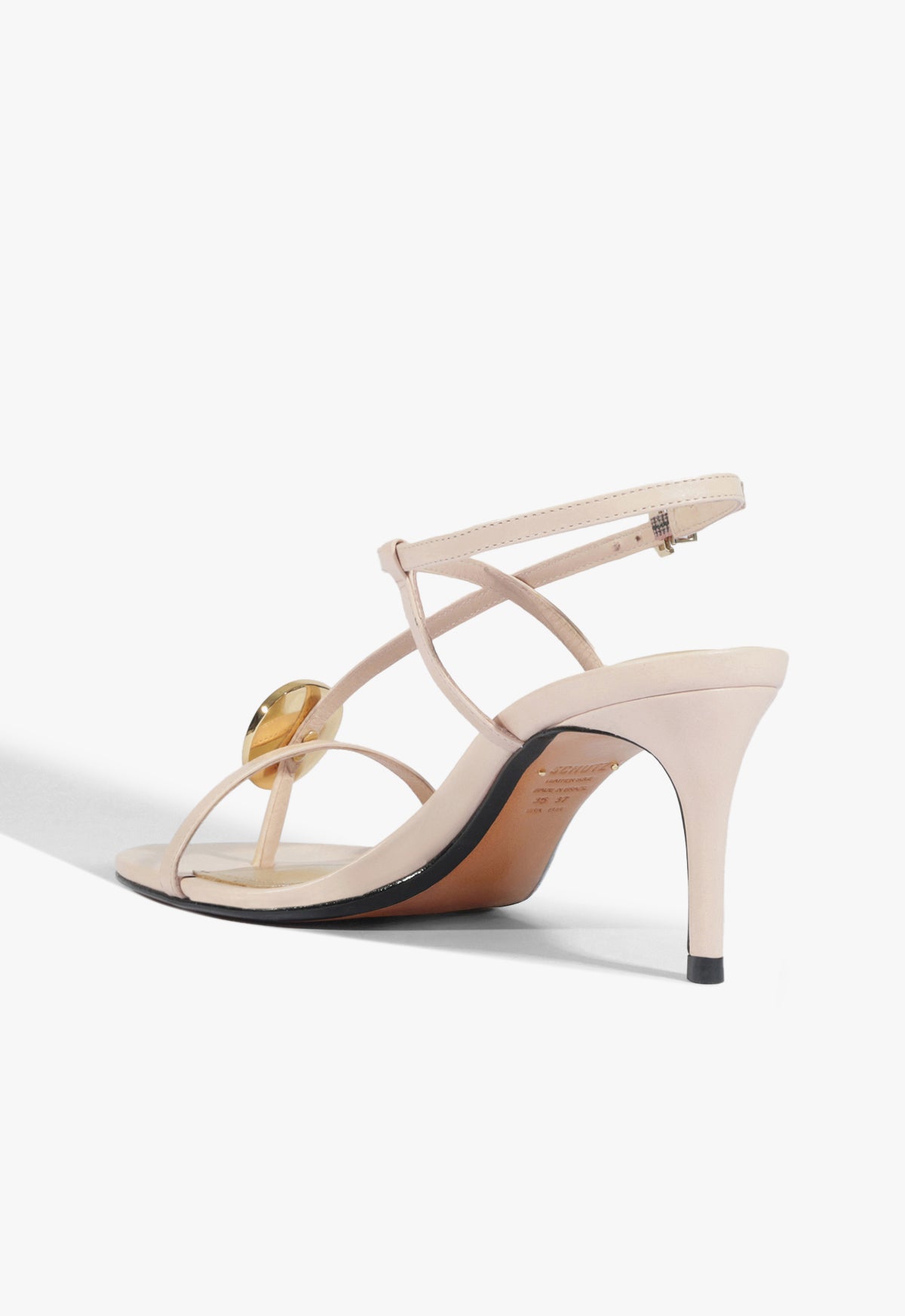 Azure Mid Embellished Leather Sandal Resort 26 - Schutz Shoes