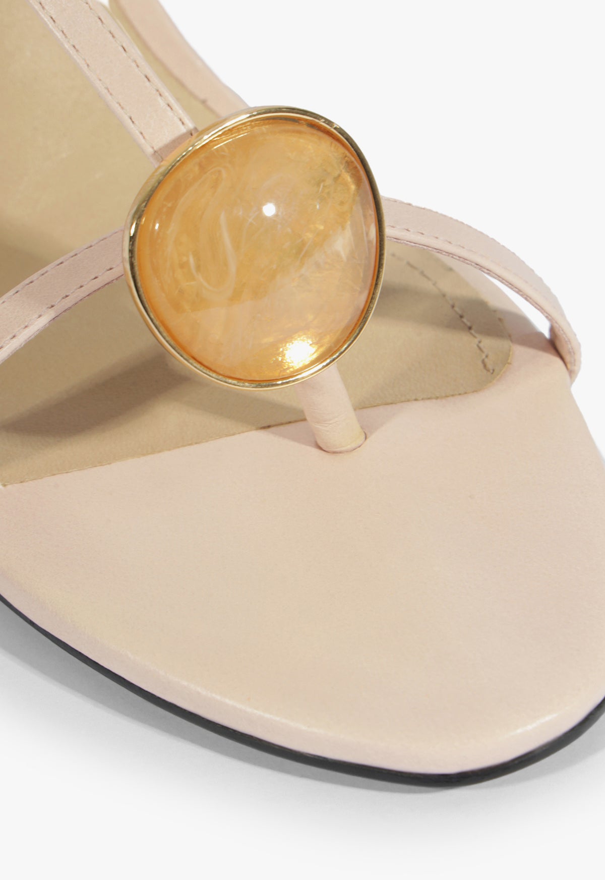 Azure Mid Embellished Leather Sandal Resort 26 - Schutz Shoes