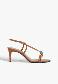 Go to related product Azure Mid Embellished Leather Sandal