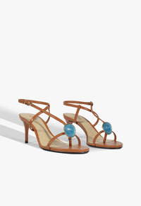 Go to related product Azure Mid Embellished Leather Sandal
