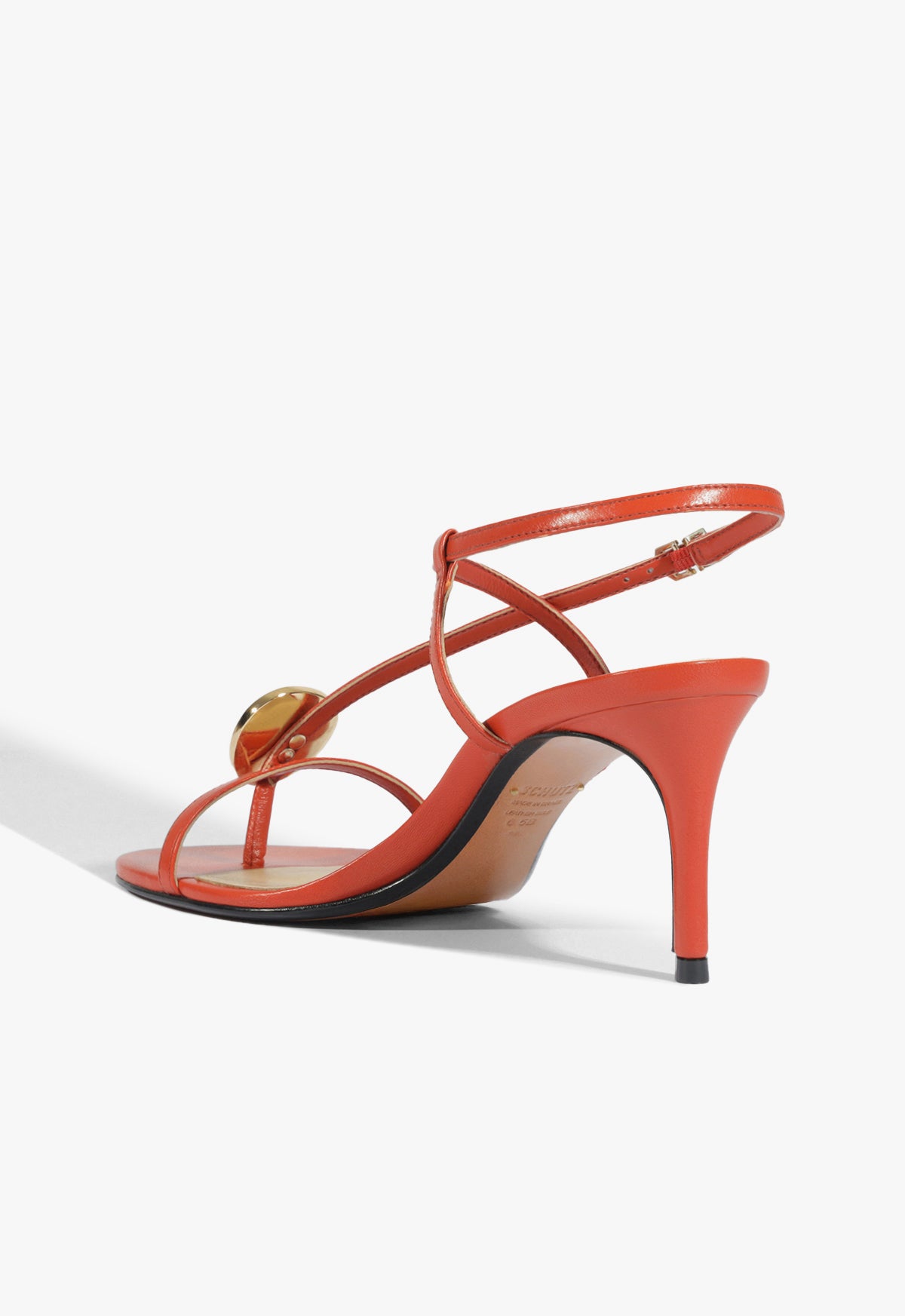 Azure Mid Embellished Leather Sandal Resort 26 - Schutz Shoes