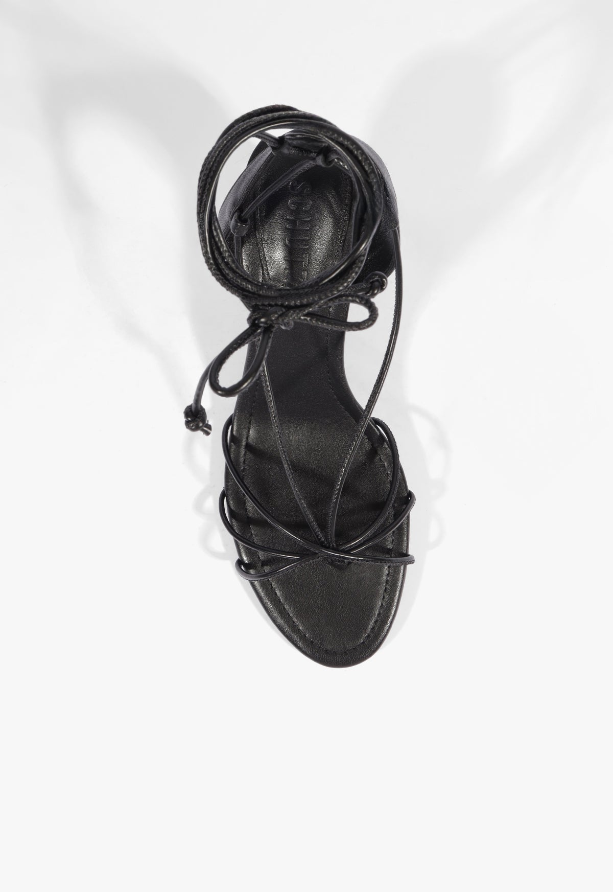 Demetria Mid Leather Sandal - Schutz Shoes