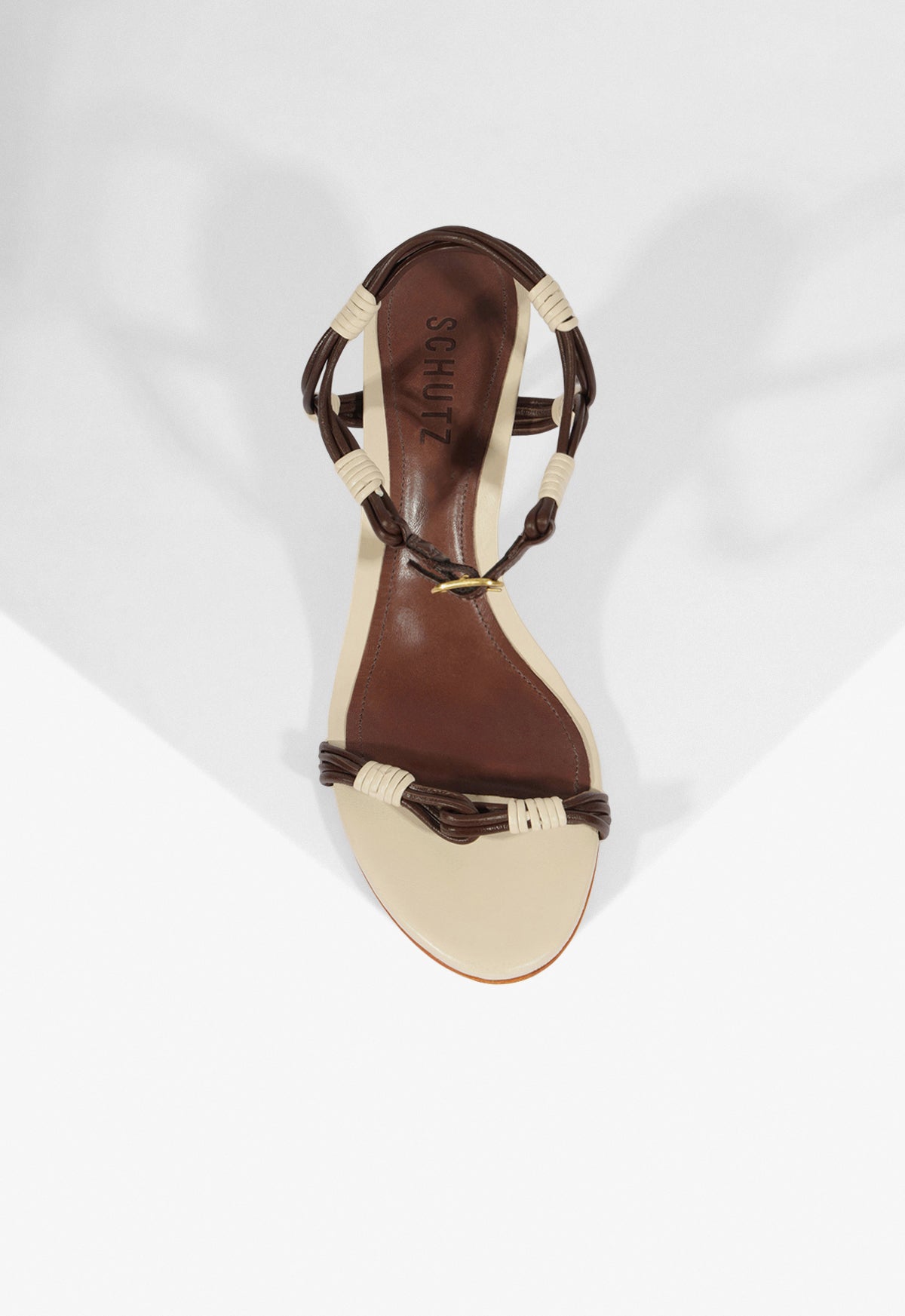 Nara Mid Leather Sandal - Schutz Shoes