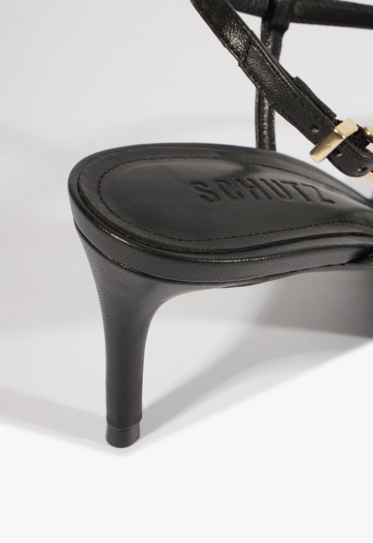 Avaline Leather Stiletto Sandal - Schutz Shoes