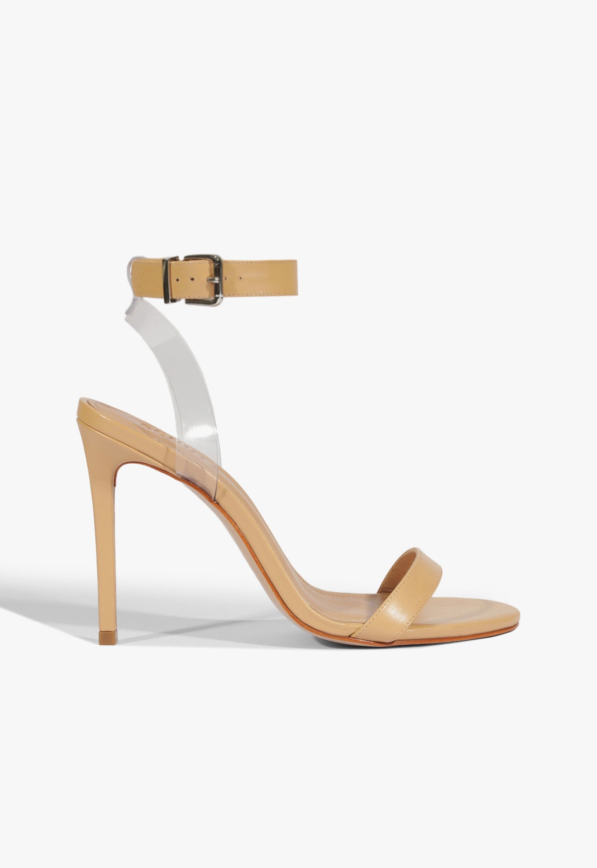 Irina Leather Sandal Spring 25 5 Beige Leather - Schutz Shoes