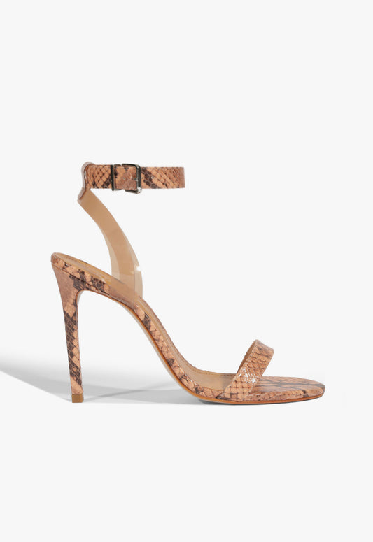 Irina Snake Sandal Spring 25 5 Brown Snake - Schutz Shoes