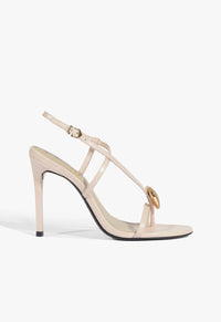 Go to related product Azure Embellished Leather Sandal