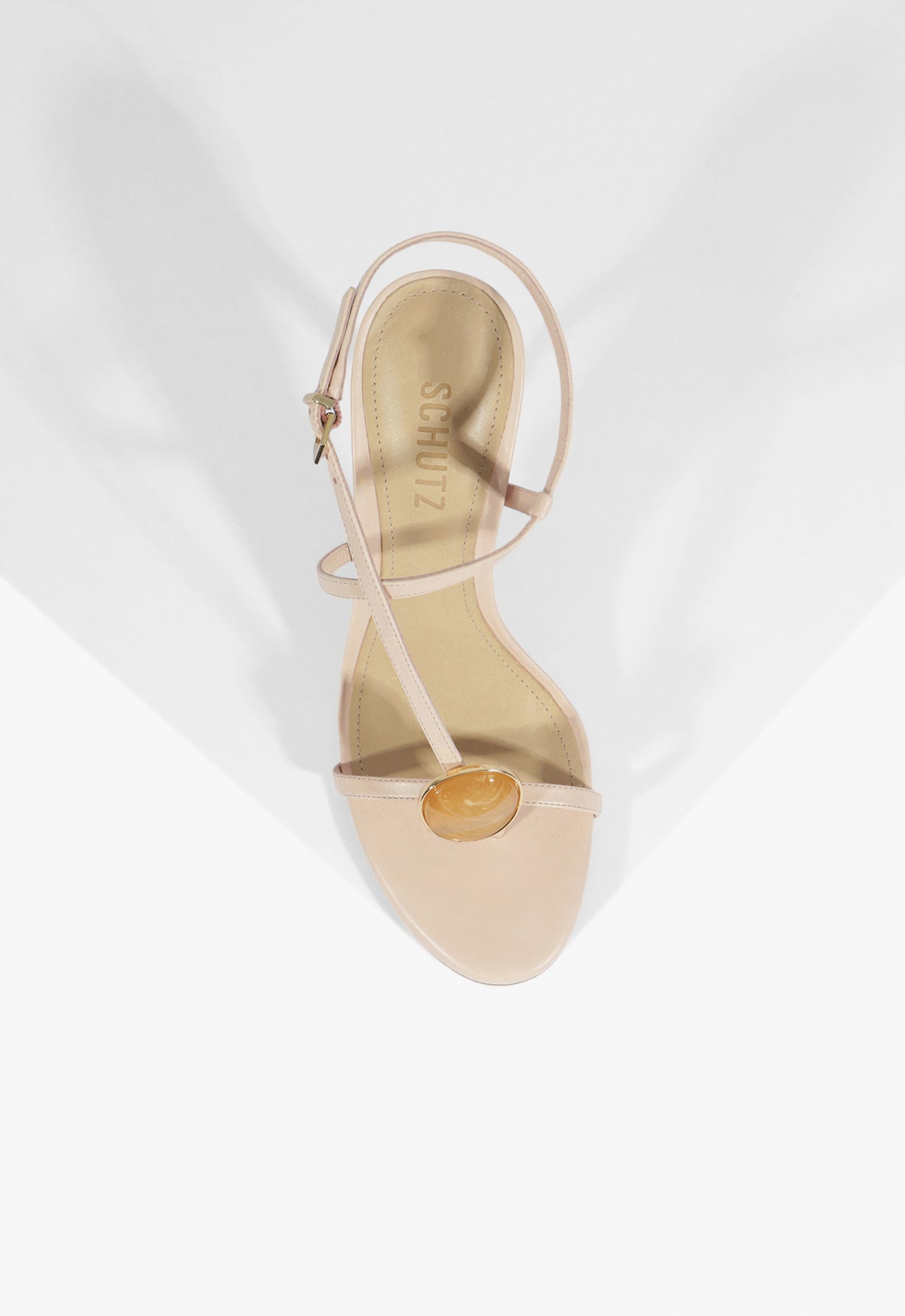 Azure Embellished Leather Sandal Resort 26 - Schutz Shoes