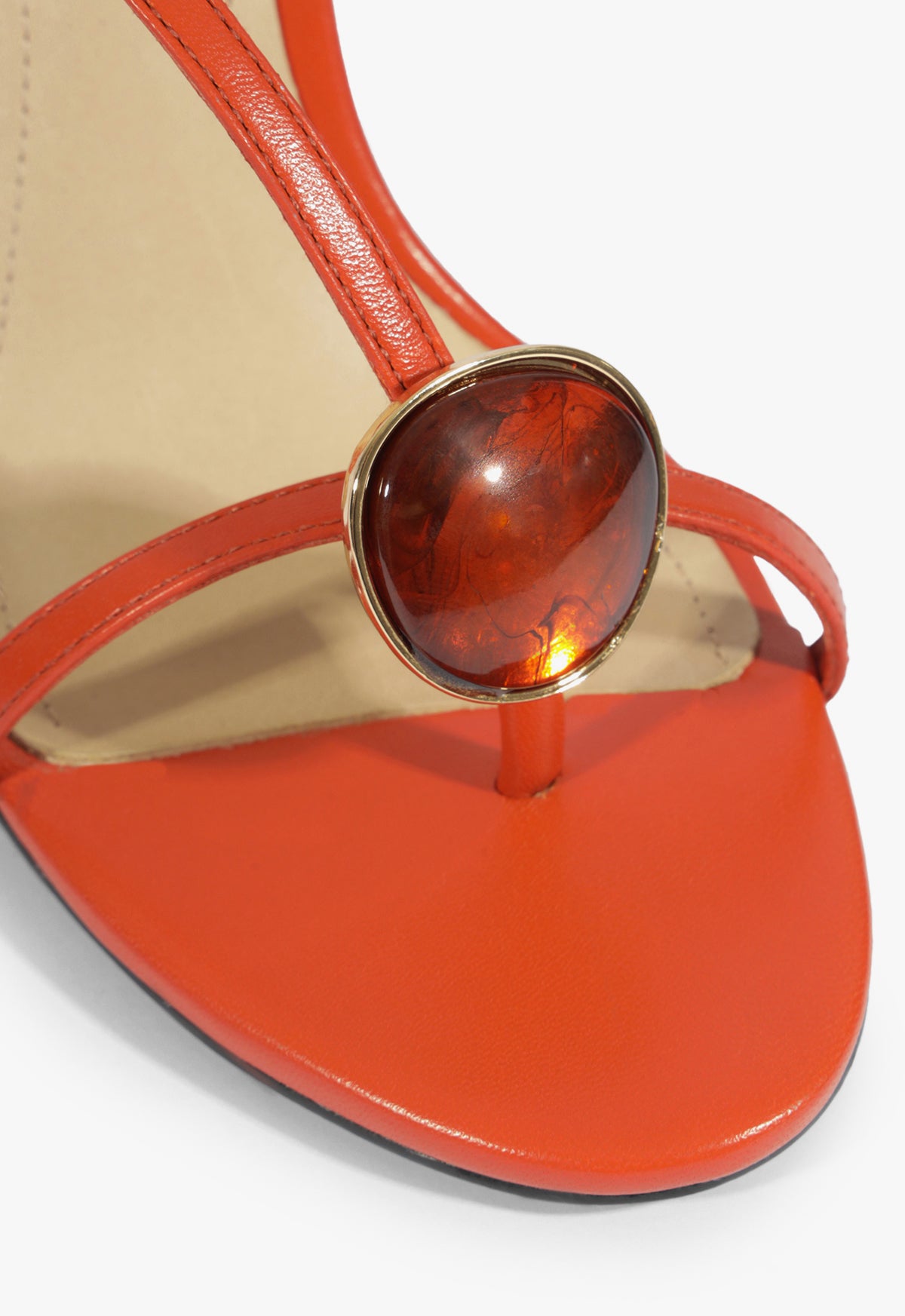 Azure Embellished Leather Sandal Resort 26 - Schutz Shoes