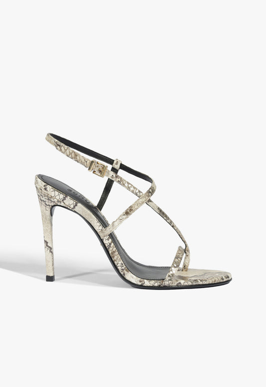Azure Sandal Resort 26 5 Snake Leather - Schutz Shoes