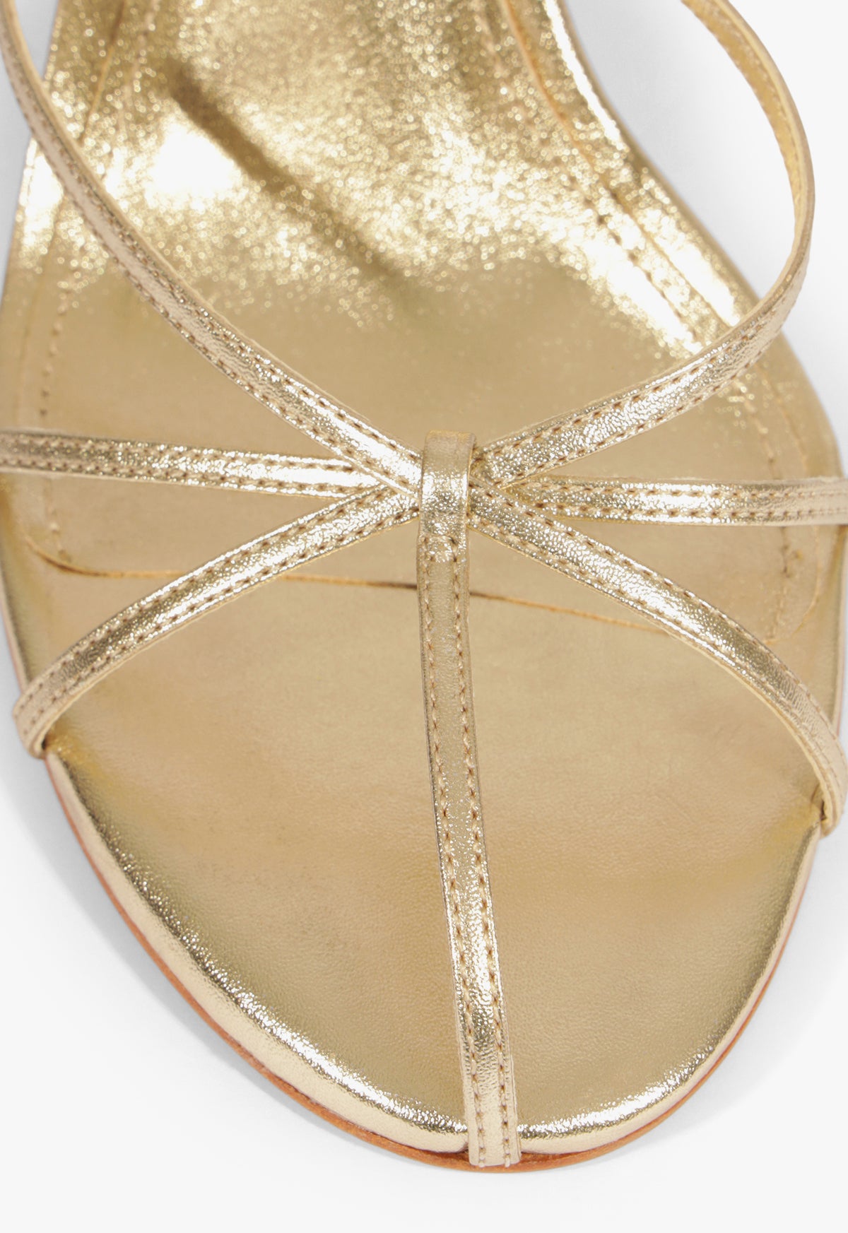 Iris Metallic Leather Caged Sandal - Schutz Shoes