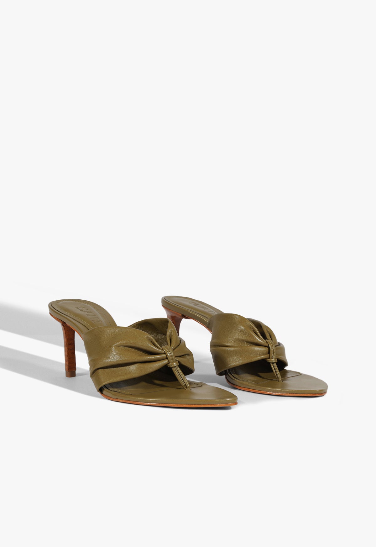 Lori Mid Leather Sandal Sandals Spring 25 - Schutz Shoes