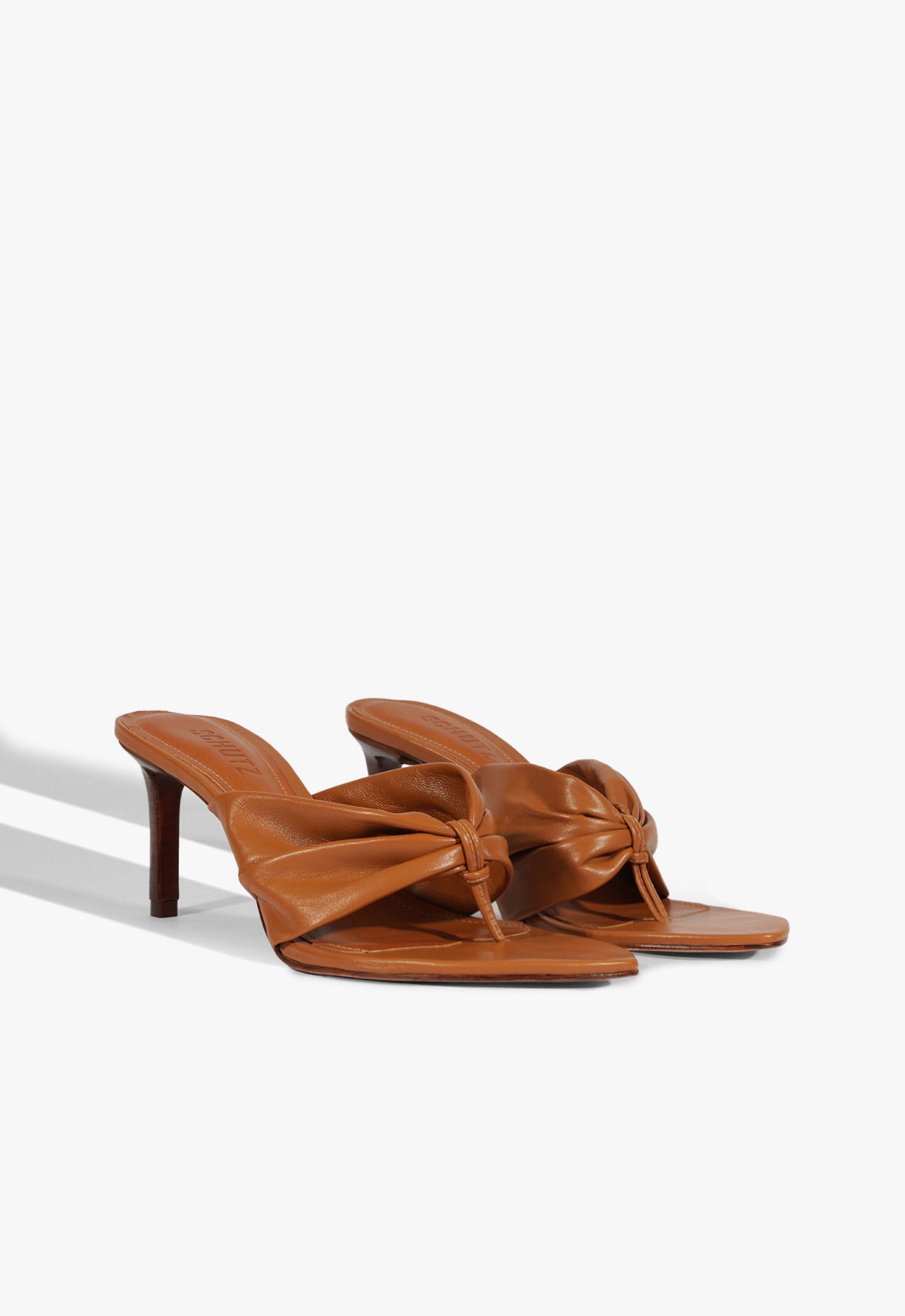 Lori Mid Leather Sandal Sandals Spring 25 - Schutz Shoes