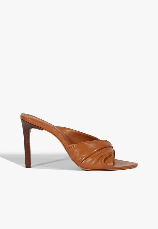 Lori Leather Sandal Spring 25 5 Brown Leather - Schutz Shoes