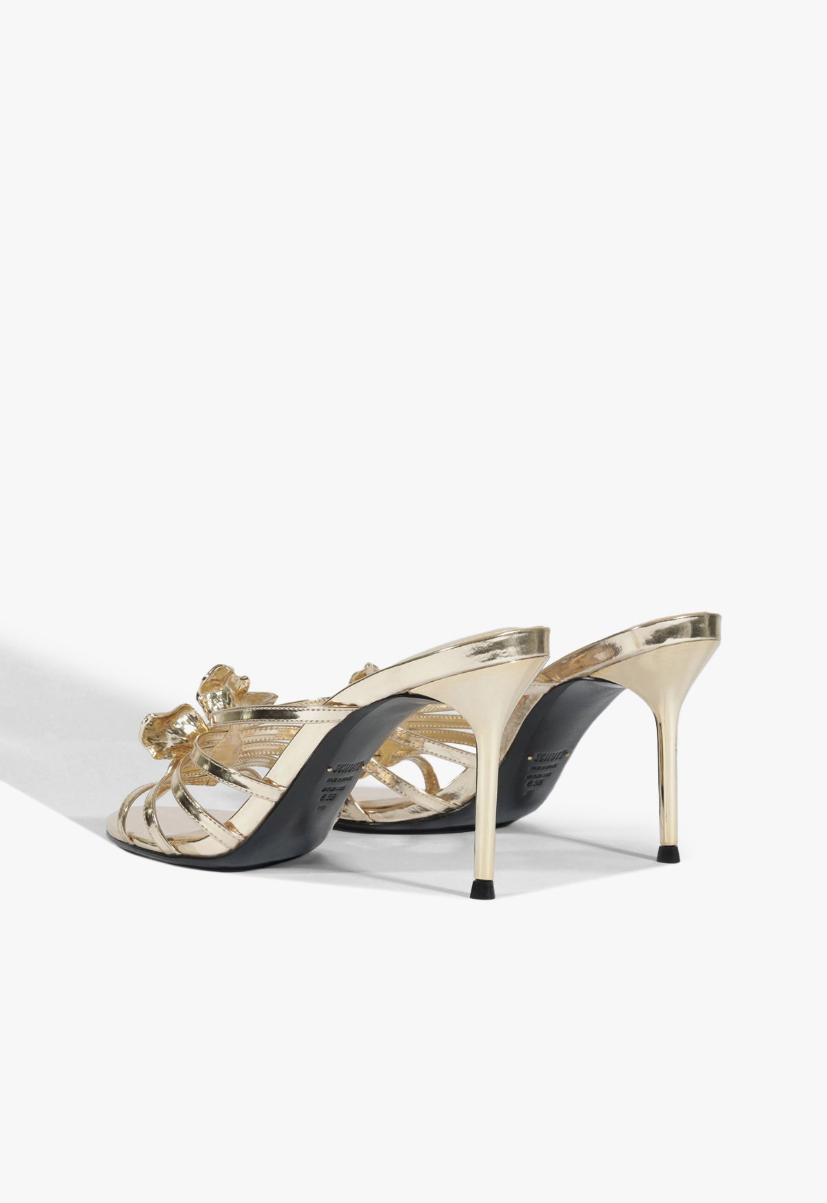 Flora Mule Metallic Sandal Resort 26 - Schutz Shoes