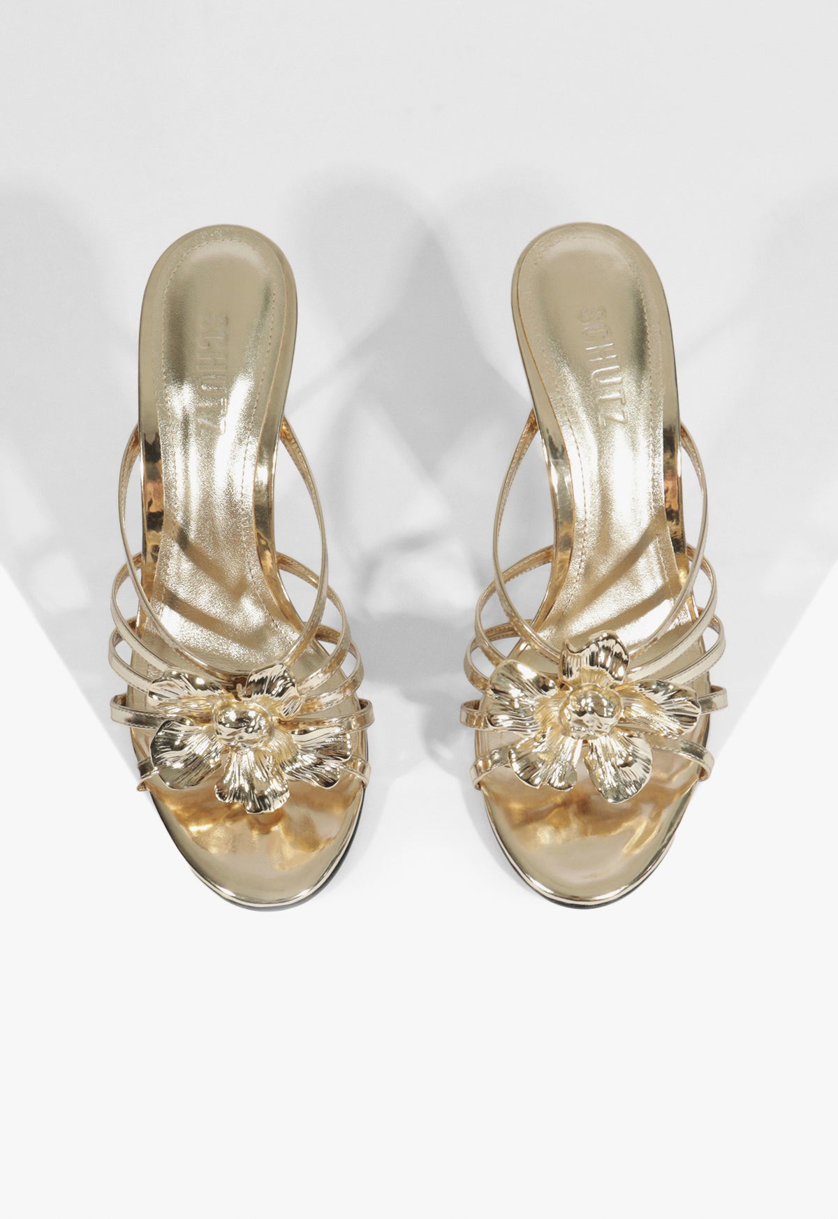 Flora Mule Metallic Sandal Resort 26 - Schutz Shoes