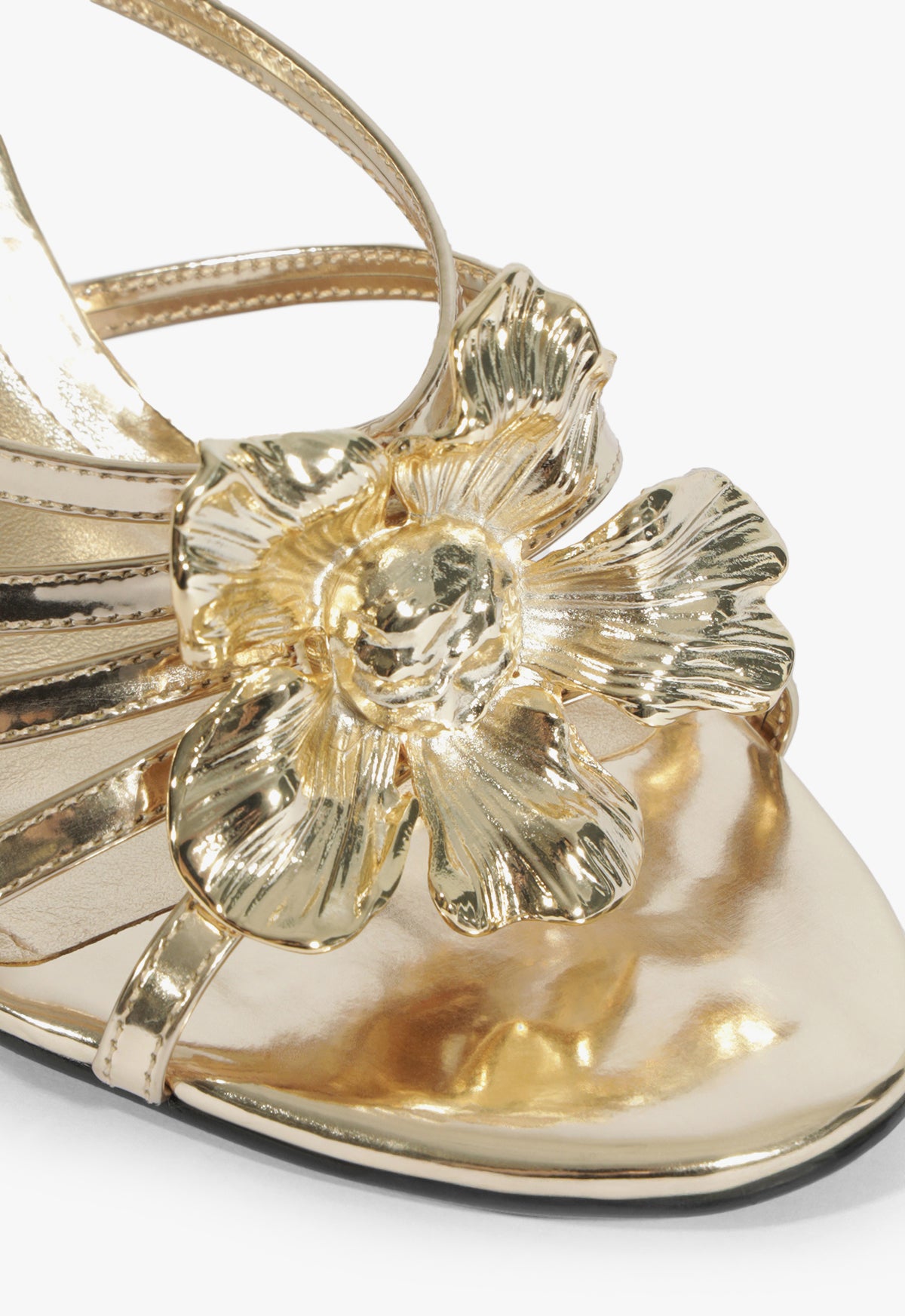 Flora Mule Metallic Sandal Resort 26 - Schutz Shoes