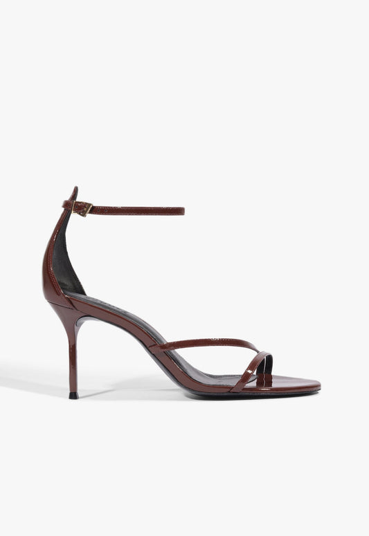 Tessa Patent Sandal 5 Port Burgundy Patent - Schutz Shoes
