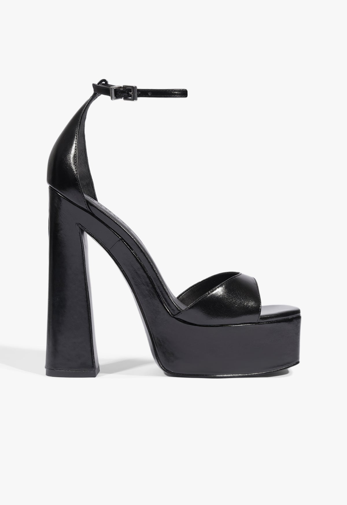 Tate Platform Sandal Fall 25 5 Black Leather - Schutz Shoes