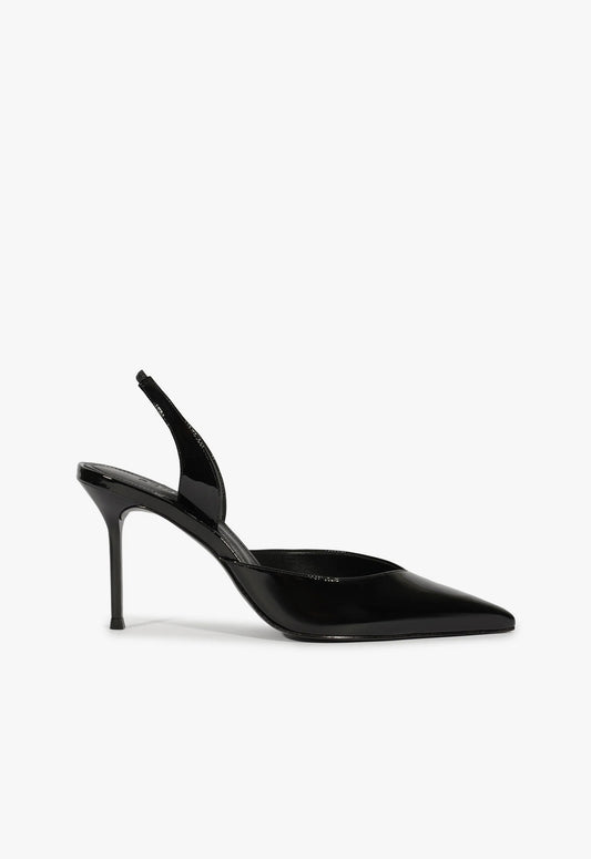 Lexi Sling Patent Leather Pump Pumps Pre Fall 24 5 Black Patent Leather - Schutz Shoes