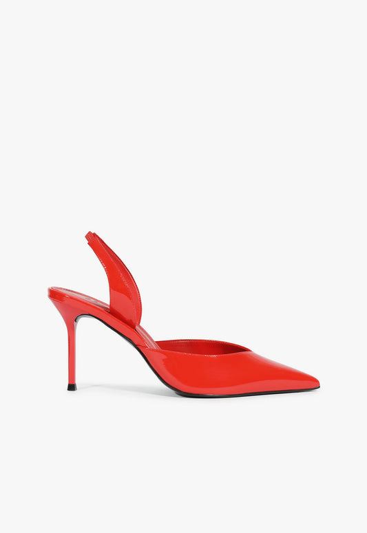 Lexi Sling Patent Leather Pump Pumps Pre Fall 24 5 Red Patent Leather - Schutz Shoes