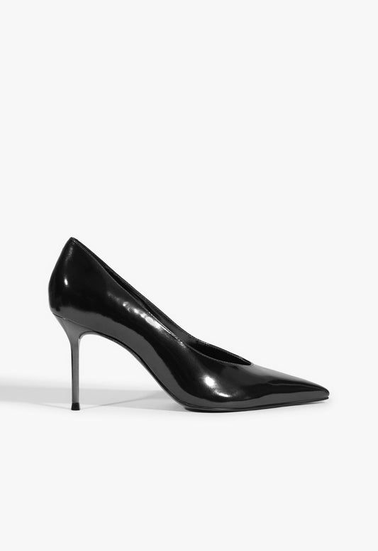 Alicia Pump Winter 24 5 Black Patent Leather - Schutz Shoes