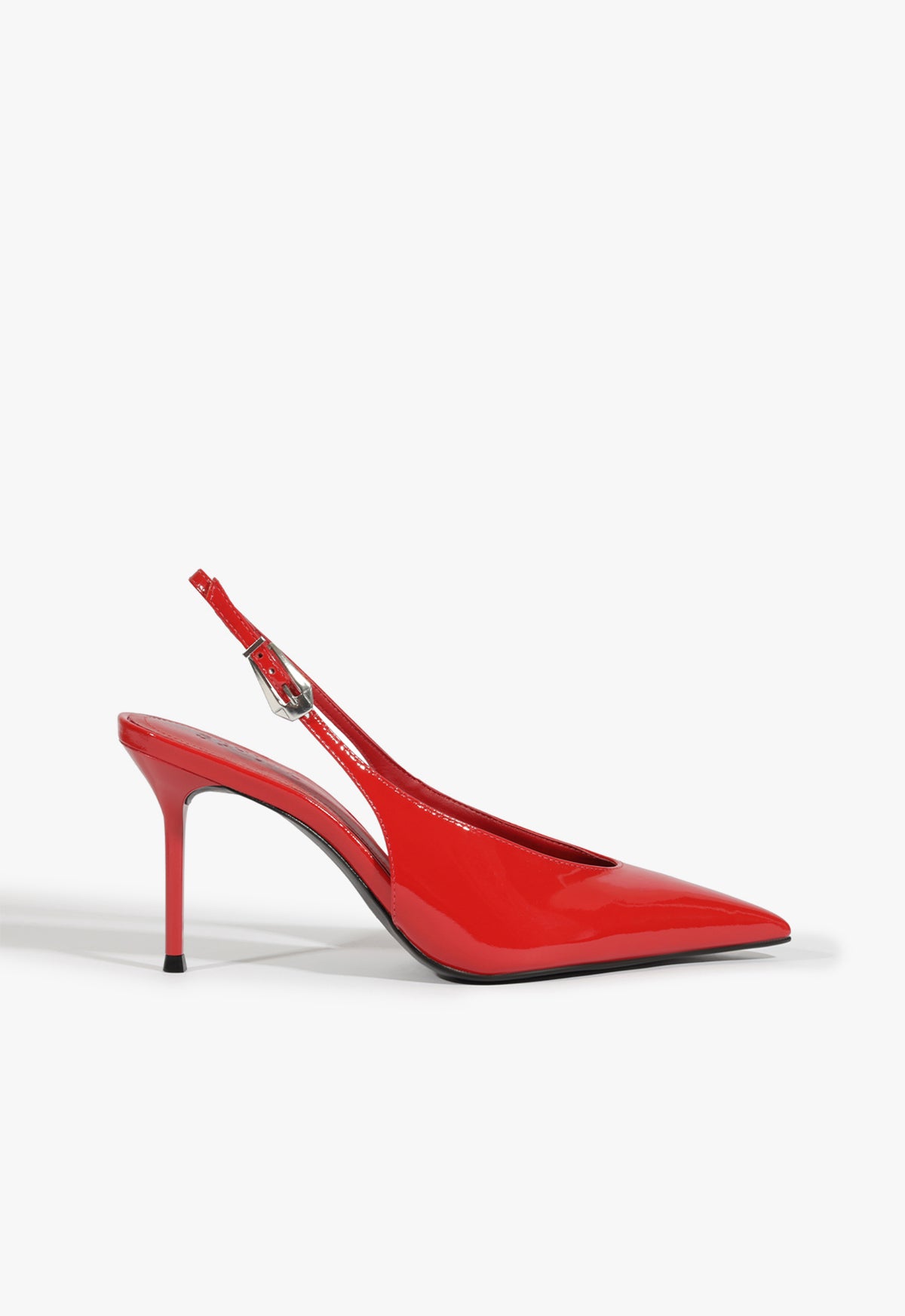 Alicia Sling Pump Pumps Winter 24 5 Scarlet Patent Leather - Schutz Shoes