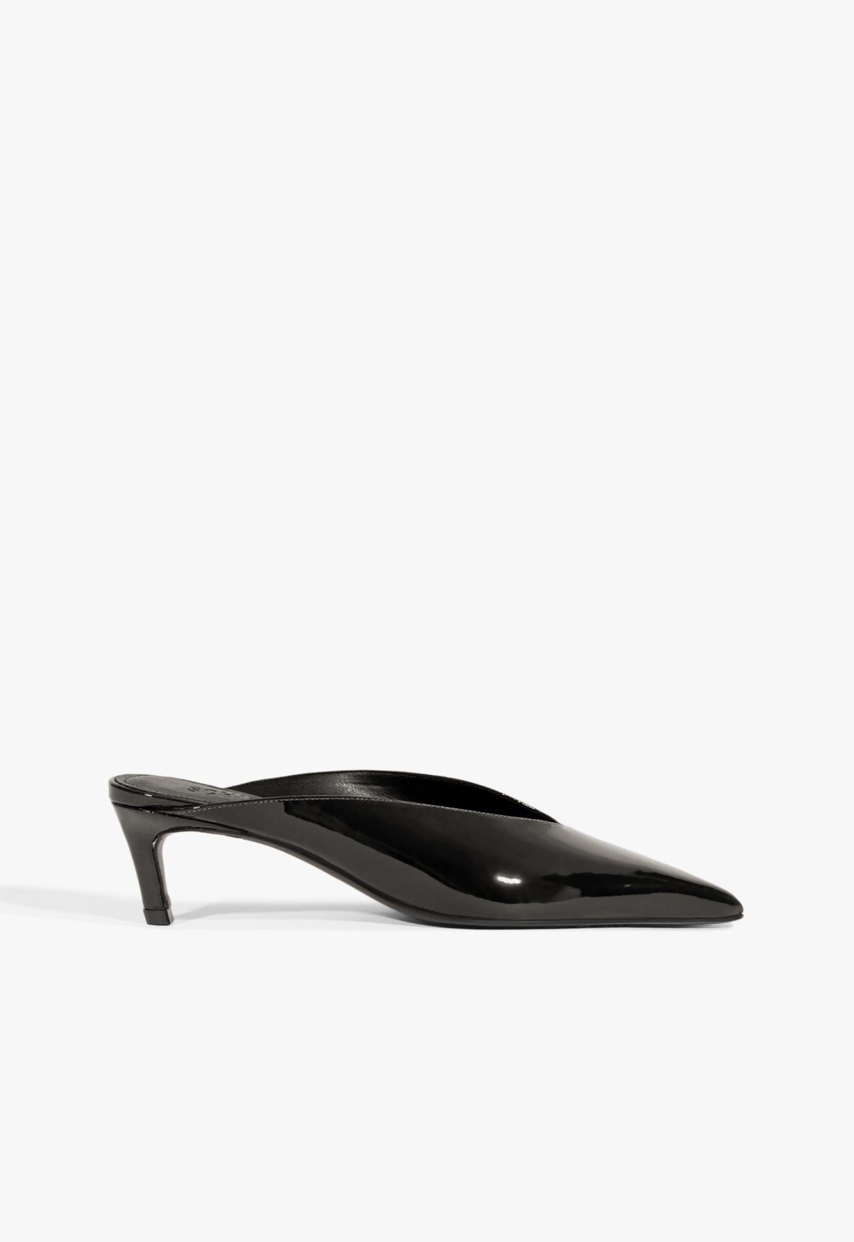 Loren Mid Patent Pump Winter 25 5 Black Patent - Schutz Shoes
