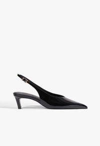 Go to related product Alicia Sling Mid Patent Pump
