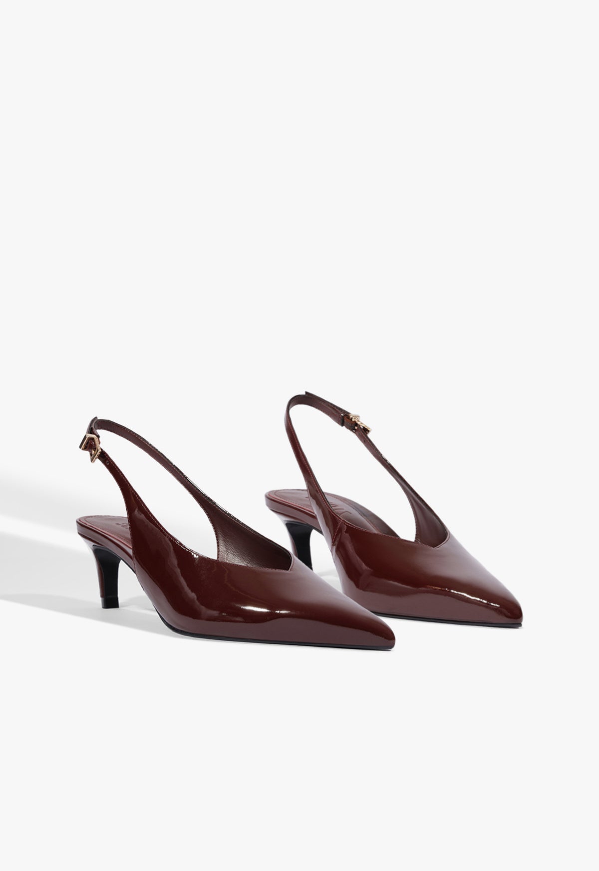 Alicia Sling Mid Patent Pump - Schutz Shoes