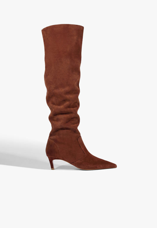 Odessa Suede Boot 5 Warm Toffee Suede - Schutz Shoes