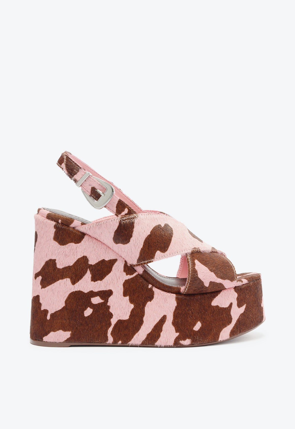 Jennifer Leather Sandal Pre Fall 24 5 Pink Calf Leather - Schutz Shoes