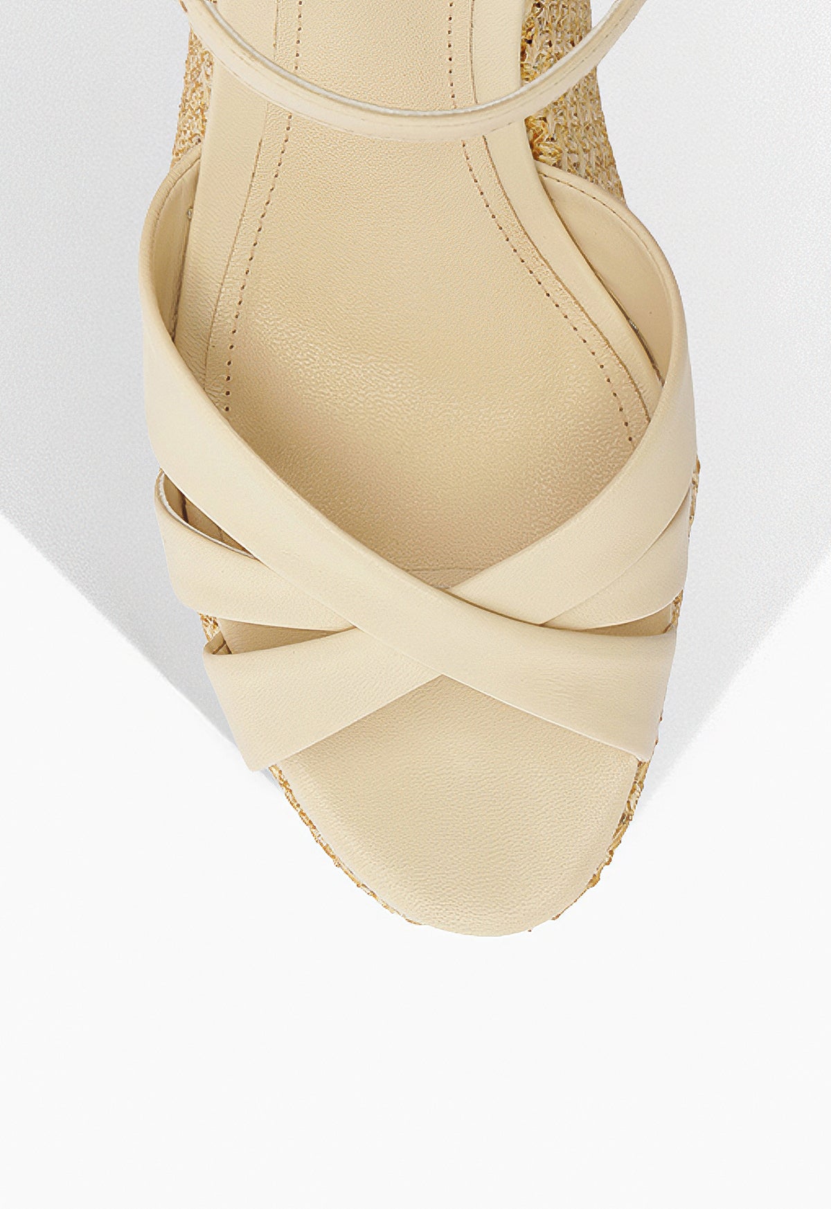 Keefa Raffia Wedge Sandal - Schutz Shoes