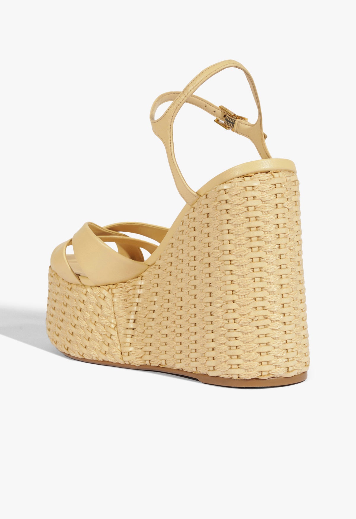 Schutz Women's Keefa Wedge Platform Sandals - Beige Schutz Women's Keefa Wedge Platform Sandals - Beige