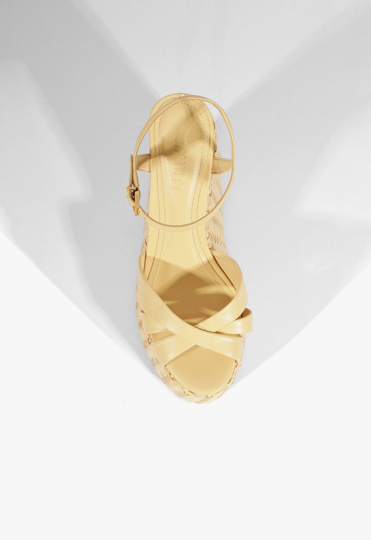 Schutz Women's Keefa Wedge Platform Sandals - Beige Schutz Women's Keefa Wedge Platform Sandals - Beige