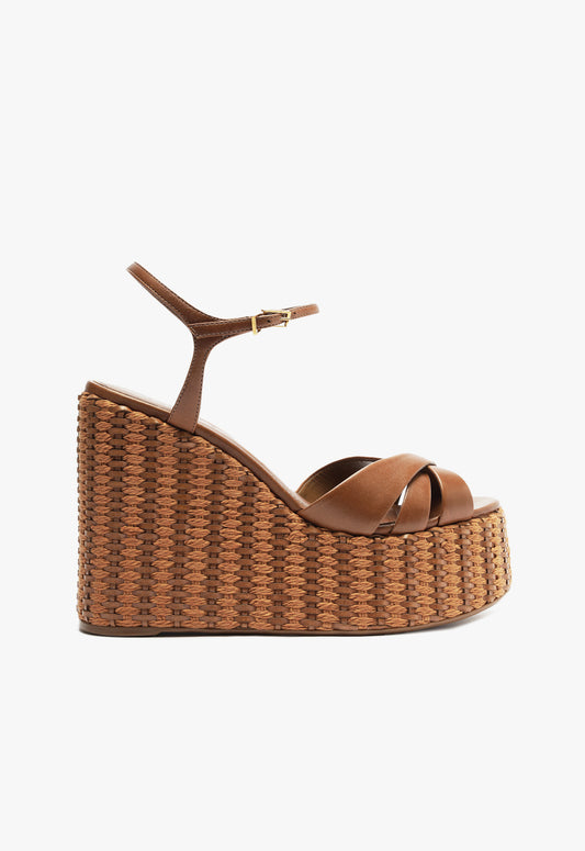 Keefa Sandal Sandals Resort 25 5 Brown Leather - Schutz Shoes